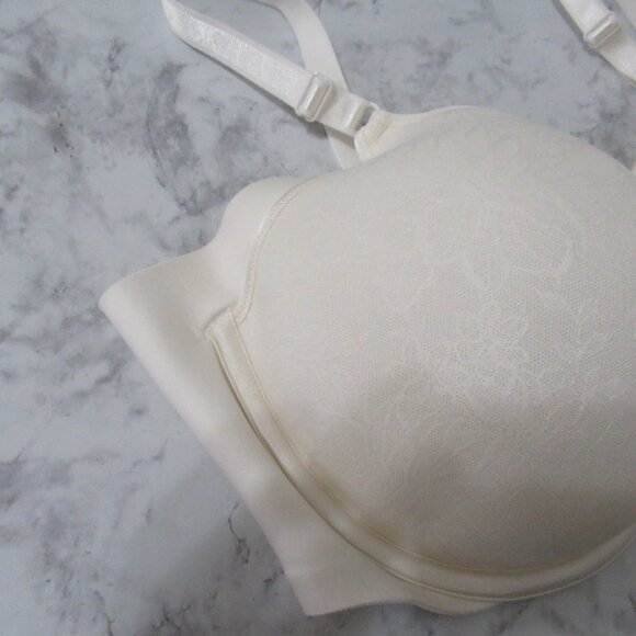 Olga Bra 40D Off White Lace Underwire GF6781A - Picture 3 of 6